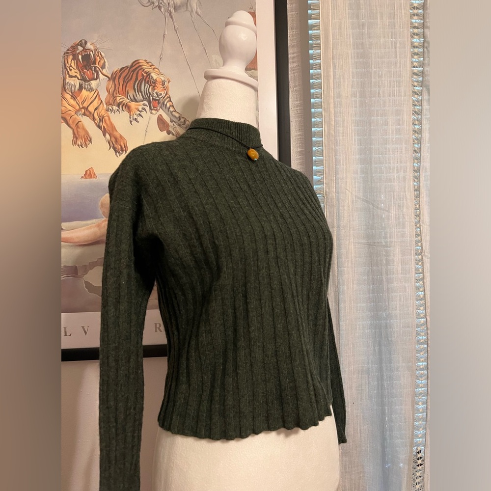 Madewell Mockneck Crop Sweater